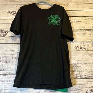 Harry Potter Slytherin Tshirt with Detachable‎ Cape Size L